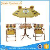Hot Selling Cheap Kids Table and Chair Set With Umbrella, Folding Children Patio thumbnail-2
