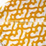 RTHCFC-20 Zik Zak Designer 100% Cotton Quality Fabric Wooden Block Printed Cotton Indian Traditional Manufacturer Suppliers