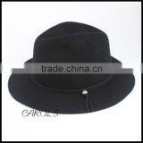 Lastest Style Black Korea Felt Hat for Lady, Blank Women Wool Hat thumbnail-2