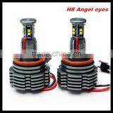 LED C Ree Angel Eyes Light 2*40W H8 For BMW E60 E61 E63 E64 E70 X5 E71 X6 E82 E87 E89 Z4 E90 E91 E92 M3 E93 Angel Eyes Light