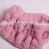 Latest Lovely Princess Crown Coral Fleece Face Wash Headband thumbnail-4