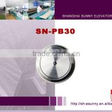 2014 Hot product All stainless steel latest design excellent material elevator part china//elevator push button/SN-PB30