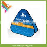 Custom Printed Triangle Shape Pop Up A Frame Banner