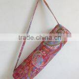 Handmade Yoga Bag Hippie Yoga Mat Bag Shoulder Bag Cross Body Bag Satchel Shoulder Bag Yoga Duffle Bag Handmade Cross Body Bag thumbnail-1