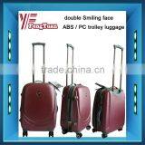 2014 China Supplier Cheap Durable Abs/pc Trolley Luggage Hard Plastic Roller Luggage 20'' / 24'' / 28'' OEM Accept thumbnail-1