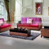 Wooden Rattan Living Room Furniture - Wicker Sofa set Furniture Natural Rattan Lounge Chair