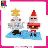 2015 Popular Toy Lovely Snowman Diamond Blocks Cheap Toy Building Blocks Plastic thumbnail-4