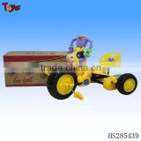With light and music cartoon antique pedal car