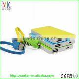 2016 Newest Top Quality 6000mAh Universal Mobile Cheap Power Bank