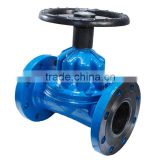 Rubber Lined Flanged Bodies Diaphragm Valves