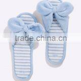 Big Bow Very Cheap Wholesale Slippers Open Toe Coral Velvet Indoor Slippers thumbnail-2