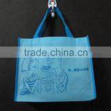 Navy Blue Shopping Bag With Image Printing thumbnail-1