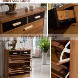 Best Quality Shoe Rack Designs Wood Showcase thumbnail-3