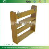 DT009 Bamboo Wall Rack , Bamboo Wall Shelf for Storage thumbnail-3