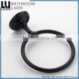 Customized Bathroom Designs Zinc Alloy ORB Finishing Bathroom Accessories Wall Mounted Towel Ring thumbnail-5