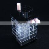 Black Rotating Acrylic Spinning Lipstick Tower thumbnail-4
