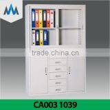 New Style Hot Sale Office Metal Glass Door Storage Cabinet/ Half Glass Door Metal File Storage Cabinet thumbnail-1