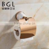 Zinc Alloy Bathroom Accessories Gold Paper Holder