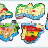 Custom Tourist Souvenir Printed Rubber Magnetic Map thumbnail-1