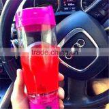 16oz/18oz BPA-FREE USB Rechargeable Pink Protein Shaker Bottle - Portable Electric Power Drink Mixer thumbnail-4