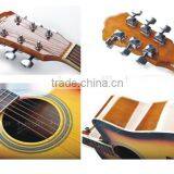 Beginner Ivory White Binding Rosewood Fingerboard All Linden Acoustic Guitars thumbnail-3