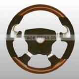 Wooden 4 Spokes Steering Wheel thumbnail-1