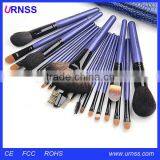 Custom Eco Friendly Designer Different Kinds of Blue Makeup Brushes thumbnail-3