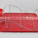 Metal Dish Rack With Plastic Tray thumbnail-1