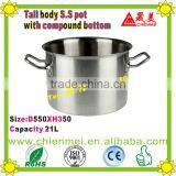 03 Style Professional Quality Short Body Large Commercial Stock Pot/commercial Cooking Pot/outdoor Pot Metal thumbnail-2