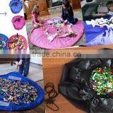 Toy Storage Bag For Baby and Kids Toys Organizer Quick Toy Mat Simple thumbnail-1