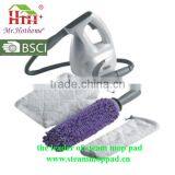 Top Quality Hot Sell Magic Microfiber Steam Pad Mop for Floor Cleaning
