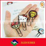 OEM Cute Promotional Silicone Plastic Unique Metal Bookmark thumbnail-1