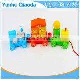 Colorful Wood Stocking Train Toys Colorful Animation Blocks Education Gift thumbnail-2