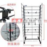 Metal Mobile 4 Sides Demountable Shoes Display Rack thumbnail-5