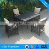 Wicker Outdoor Furniture Sunroom Dining Set thumbnail-1