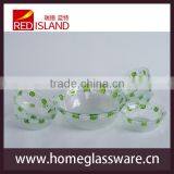 7pcs/set Glass Salad Bowl With Hand Painted thumbnail-5
