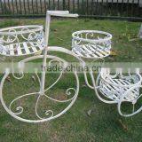 Wrought Iron Vintage Bicycle Flower Stand thumbnail-1