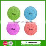 Custom Round 3D Shape Heat Resistant Anti-slide Silicone Cup Coaster,Silicone Cup Mat thumbnail-2