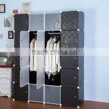 High Quality Cube PP Storage Organizer, Bookcase, Storage Cabinet, Wardrobe Closet for Bedroom thumbnail-2
