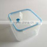 Microwave 1600ml Plastic PP Square Preservation Box With Lock thumbnail-3