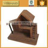 Made in China Christmas Unfinished Homemade Cheap Outdoor Antique Wood Nativity Scene Craft thumbnail-2