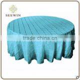 120 Inch Pintuck Taffeta Round Tablecloth Tiffany Taffeta Tablecloths