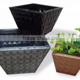 High quality best selling eco friendly Rectangular Zinc flower vase from Viet Nam