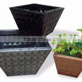High Quality Best Selling Eco Friendly Rectangular Zinc Flower Vase From Viet Nam thumbnail-1