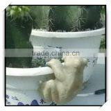 3.2-inch Tall Animal Sculpture Hanging Frog(suitable Planter) Flower Pot Decor thumbnail-1