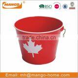 Galvanized Steel Garden Embossing Paint Bucket thumbnail-3