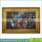 Classical Wood Frame With Golden Foil for Wall Art thumbnail-5