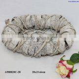 Birch Wreath Plate for Flower Holder thumbnail-1