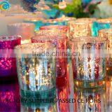 Glass Candle Holders With Color Sliver thumbnail-4