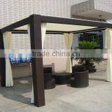 High Quality Waterproof Outdoor Garden Rattan Pavilion Gazebo thumbnail-3